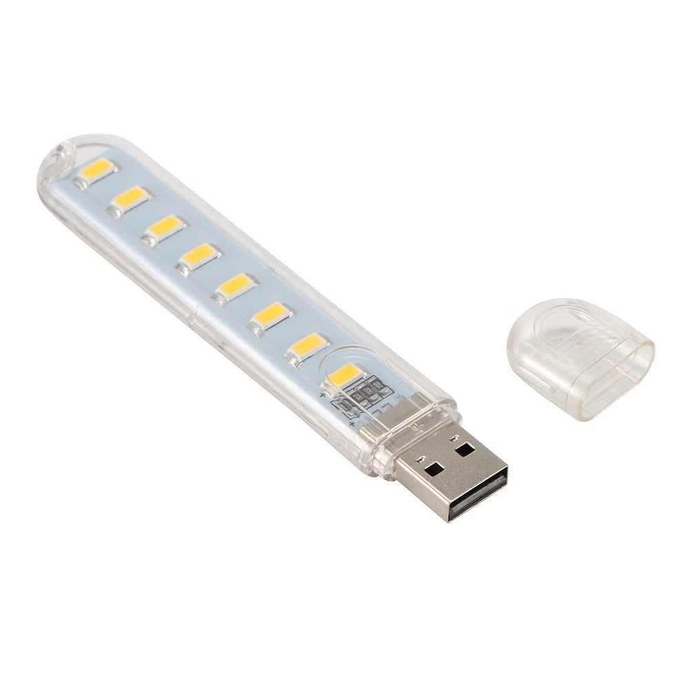 Dealspalant Mini USB Gadget LED light Book lights 8 LEDs-USB Gadgets-dealsplant