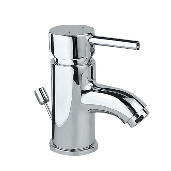 Jaquar Florentine Single Lever Basin Mixer with Popup Waste FLR-5063B with Pop-up Waste & 375mm Long Braided Hoses-Basin Mixer-dealsplant