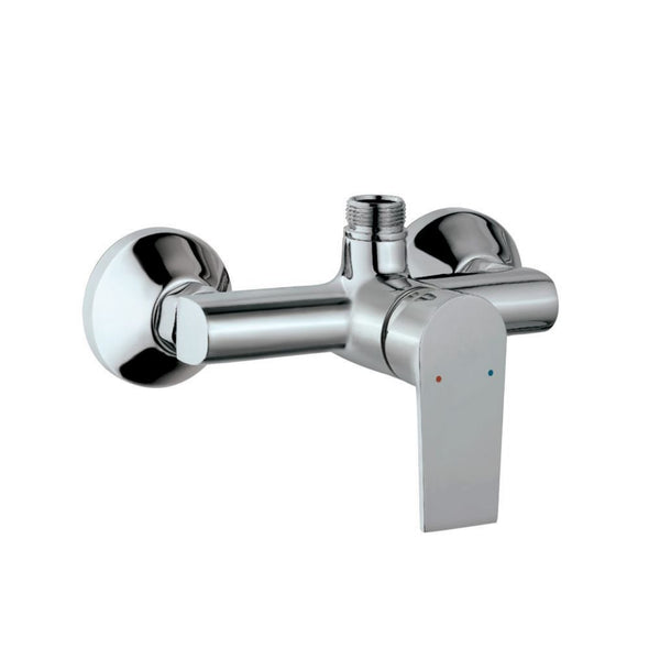 Jaquar Aria Single Lever Shower Mixer Chrome ARI-39147 with Provision For Connection to Exposed Shower Pipe (SHA-1211N), Wall Mounted-Shower Mixer-dealsplant