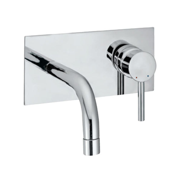 Jaquar Florentine Exposed Part Kit Of Single Lever Basin Mixer FLR-5233NK Consisting of Operating Lever, Cartridge Sleeve, Wall Flange, Nipple & Spout (Compatible with ALD-233N & ALD-235N)-Exposed Part Kit of Single Lever-dealsplant