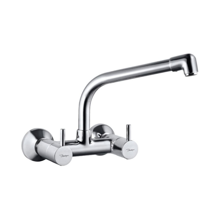 Jaquar Florentine Sink Mixer Chrome FLR-5309ND with Extended Swinging Spout (Wall Mounted Model) with Connecting Legs & Wall Flanges-sink mixer-dealsplant