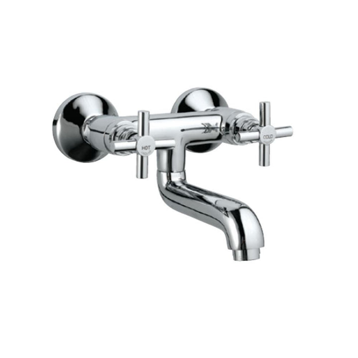 Jaquar Wall Mixer Non Telephonic Shower Arrangement SOL-6219 with Connecting Legs & Wall Flanges-Wall Mixer-dealsplant