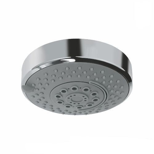 Jaquar Overhead Shower OHS-1779 120mm dia round shape multi flow with cascade effect (abs body chrome plated with gray face plate), with rubit cleaning system-overhead shower-dealsplant