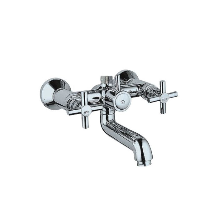 Jaquar Solo Mixer and Diverter SOL 6217 Wall Mixer with Telephone Shower Arrangement, Connecting Legs & Wall Flanges but without Crutch & Telephone Shower-Mixer and Diverter-dealsplant