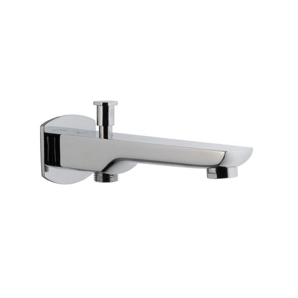 Jaquar Kubix Prime Bath Spout Chrome SPJ-35463PM with Diverter & Wall Flange-Bath Spout-dealsplant