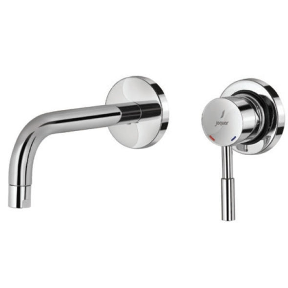 Jaquar Solo Exposed Part Kit of Single Lever Basin Mixer SOL-6231NK Consisting of Operating Lever, Cartridge Sleeve, Nipple, Spout & Two Wall Flanges-Exposed Part Kit of Single Lever-dealsplant