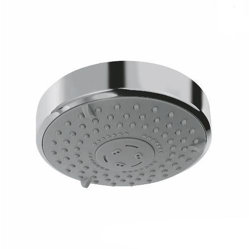 Jaquar Overhead Shower OHS-1799 120mm dia round shape multi flow (abs body chrome plated with gray face plate), with rubit cleaning system-overhead shower-dealsplant