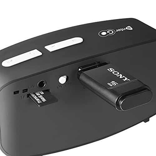 Enter-Go - Boomer Brick - HD Stereo Sound Bluetooth Speaker with USB Mode, TF Card, FM Radio and AUX (RED)-Speakers-dealsplant