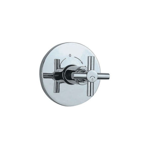 Jaquar Mixer and Diverter Solo Chrome SOL 6421 4-Way Divertor for Concealed Fitting with Built-in Non-Return Valves with Divertor Handle-Mixer and Diverter-dealsplant