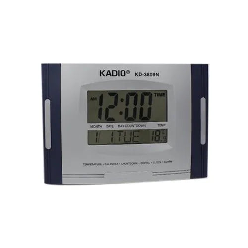 Kadio KD-3809N Digital Wall cum Desk Clock with Temperature Display-Digital Clock-dealsplant