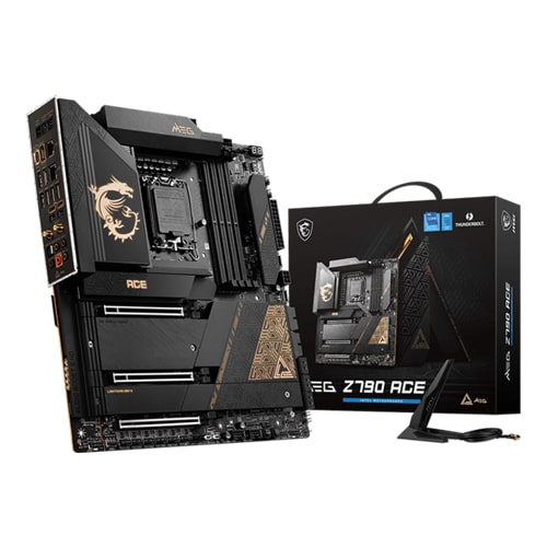 MSI MEG Z790 ACE (Wi-Fi) Motherboard Supports 12th/ 13th Gen Intel® Core™, Pentium® Gold and Celeron® processors for LGA 1700 socket-Motherboard-dealsplant