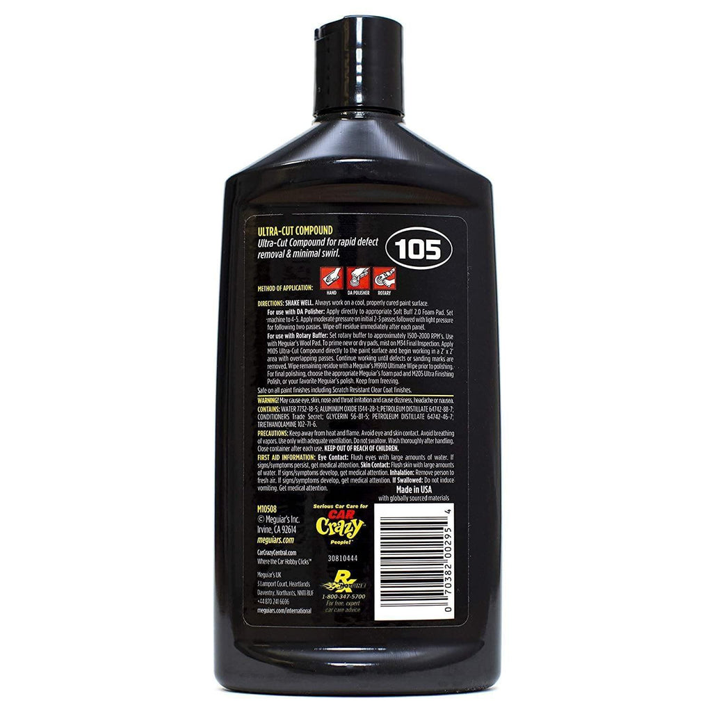 3M Meguiar's M105 Mirror Glaze Ultra-Cut Compound -8