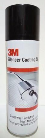 3M Silencer Coating Spray for Car and Bikes 250 ML(Silver) | Prevent Rust and Leak | Diesel wash Resistance-Car Accessories-dealsplant