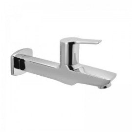 Essco Aspire Long Body Bib Cock Faucet APR-CHR-101107 Single lever faucets with bold looks, cylindrical design, stylish straight lines, and glossy curves.-Long Body Bib Cock-dealsplant