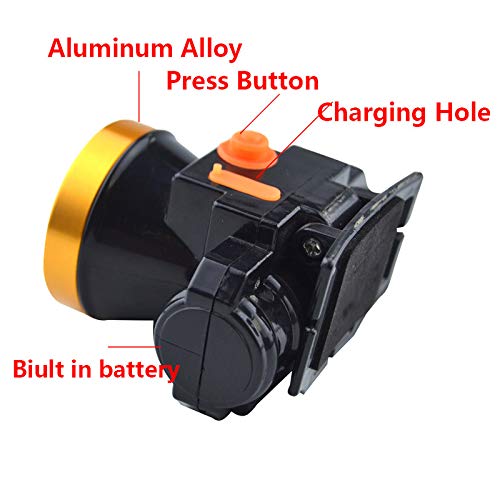 Finate Rechargeable 18650 Long Lasting Headlights Head Torch for Rubber Tapping, Camping, Cycling, Trekking headlamp-Torch light-dealsplant