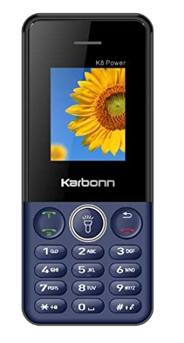 K8 Power (Blue), 2500mAh Big Battery, Dual Sim, 1.8 Inch, Wireless FM with Recording, Camera, Basic Phone, KEYPAD Phone-Mobile Phones-dealsplant