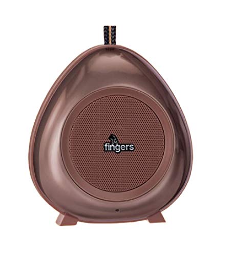 FINGERS Wireless Bluetooth Portable Speaker (Choco Brown)-Speakers-dealsplant
