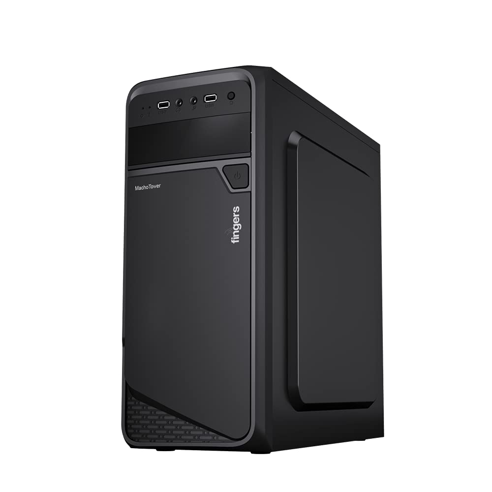 Fingers MachoTower Computer PC Case (Fashionable Full ATX PC Cabinet with SMPS BIS Certified)-Computer PC Case-dealsplant