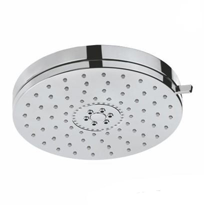 Jaquar Overhead Shower OHS-1769 140mm dia. Round shape multi flow with air effect (abs body & face plate chrome plated) with rubit cleaning system. With jaquar booster technology for full shower effect regardless of water pressure-overhead shower-dealsplant