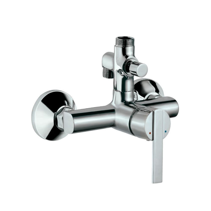 Jaquar Fonte Single Lever Shower Mixer FON-40145 with Provision For Connection to Exposed Shower Pipe (SHA-1211NH & SHA-1213) & Hand Shower, Wall Mounted-Shower Mixer-dealsplant