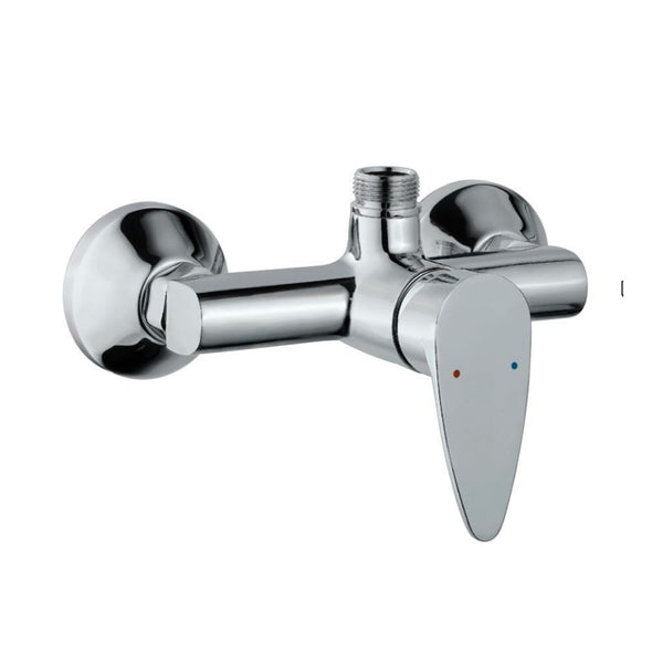 Jaquar Vignette Prime Single Lever Shower Mixer Chrome VGP-81147 with Provision For Connection to Exposed Shower Pipe (SHA-1211), Wall Mounted-Shower Mixer-dealsplant
