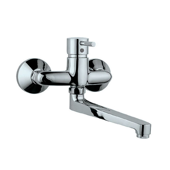 Jaquar Florentine Single Lever Sink Mixer Chrome FLR-5163 with Swivel Spout, Wall Mounted-sink mixer-dealsplant
