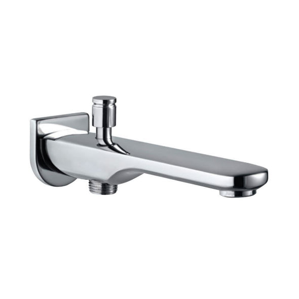 Jaquar Bathtub Spout Chrome SPJ-15463PM with Button Attachment For Hand Shower with Wall Flange-Bath Tub Spout-dealsplant