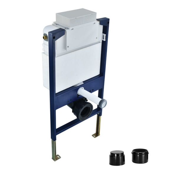 Jaquar Single Piece Concealed Cistern Slim Concealed Cistern JCS-WHT-2431FP with Floor Mounting Frame, Installation Kit and “P-Type” Drain Pipe Connection Set for Wall Hung WC (without Flush Control Plate)-Concealed Cistern-dealsplant