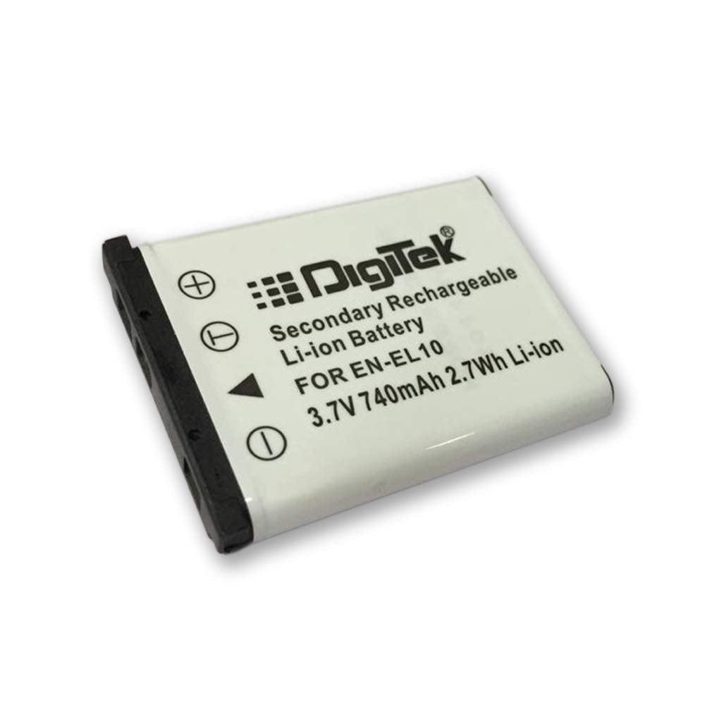 Digitek EN-EL10 740mAh Li-ion Rechargeable Battery for Cameras (6 month warranty)-Camera Batteries-dealsplant