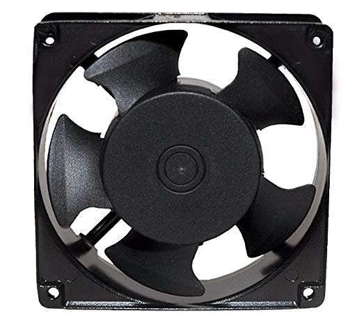 220V AC Power Cooling Fan Axial Metal Black Fan-Fans-dealsplant