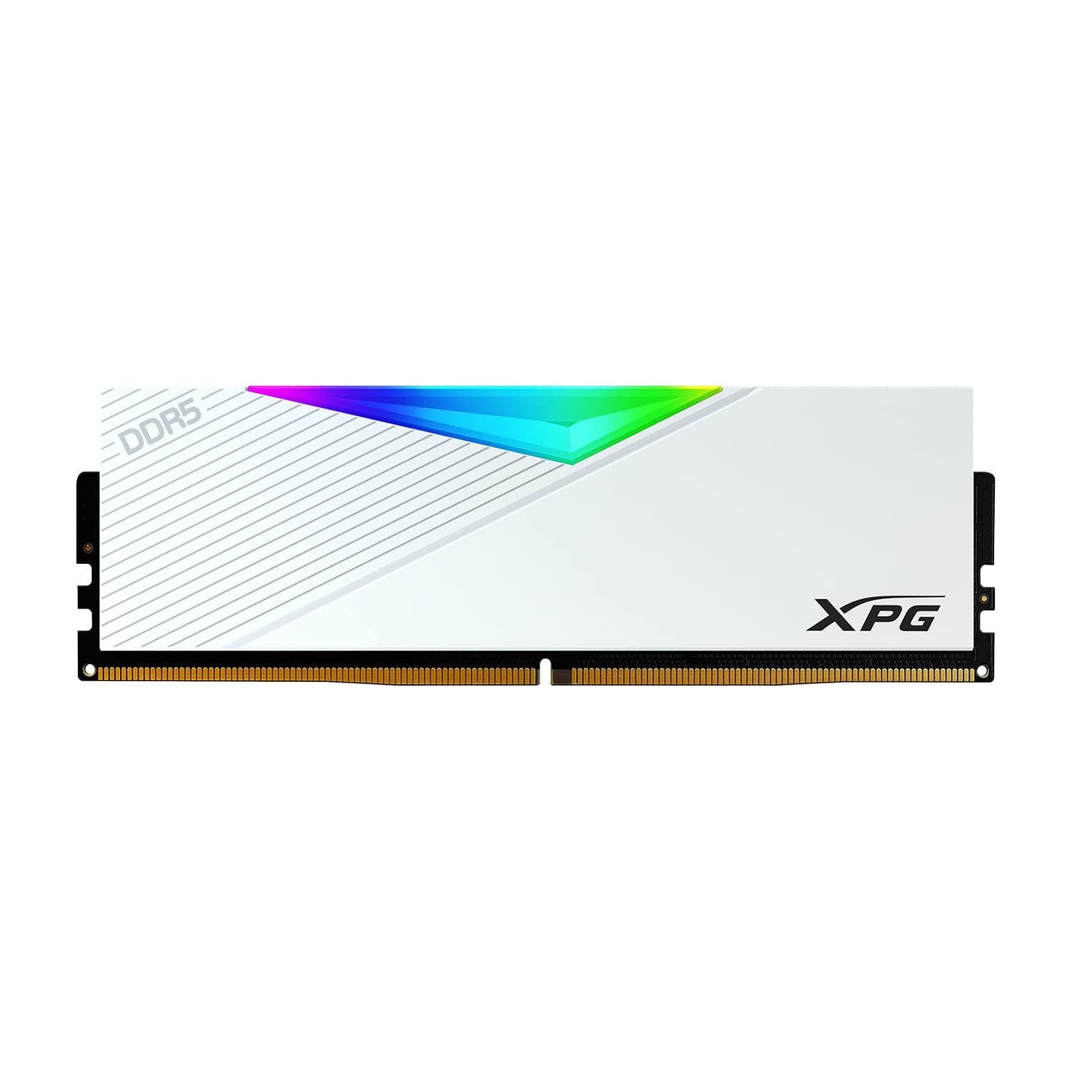 Adata XPG LANCER RGB 16GB (16GBx1) DDR5 5200MHz Desktop RAM (White)-Computer Desktop RAM-dealsplant