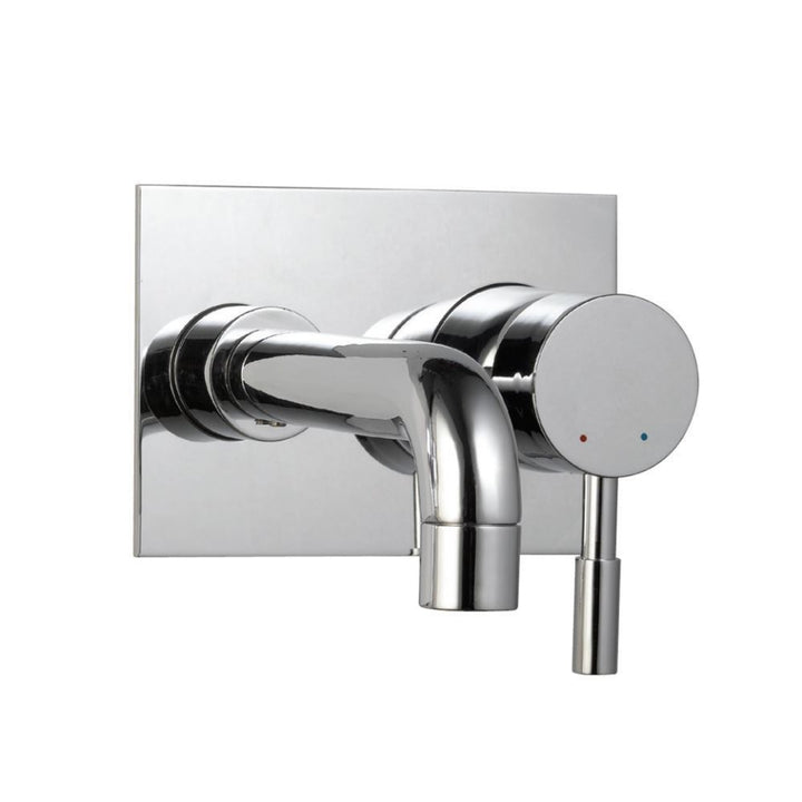 Jaquar Solo Single Lever High Flow Built In In Wall Manual SOL-6135 Valve with Bath Spout-Wall Manual Valve-dealsplant