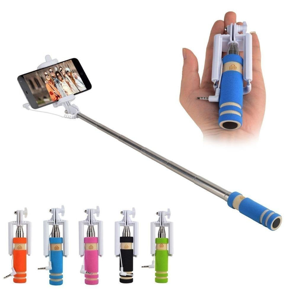 [UnBelievable Deal] Mini Selfie Stick with Soft Grip Mobile Safety for all Smartphones-Selfie Sticks-dealsplant