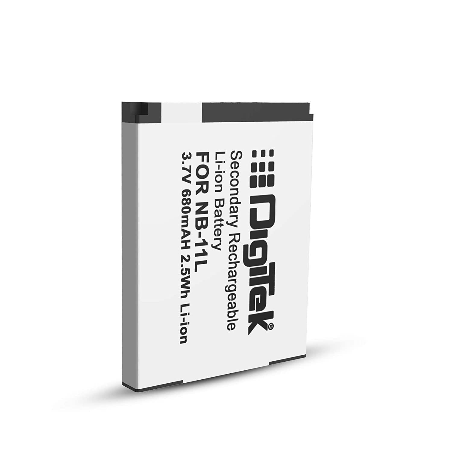 DIGITEK® NB-11L Lithium-ion Rechargeable Battery for DSLR Camera, Compatibility - IXUS 125HS, 240HS, Powershot A1200, A2200, A2300, A2400, A3200, A3300 is, A3400 is (NB-11L) (6 month warranty)-Camera Battery Chargers-dealsplant