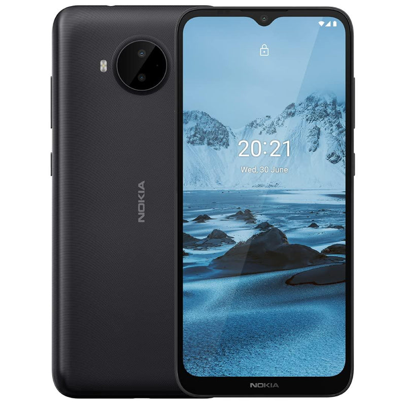 Nokia C20 Plus, 6.5" HD+ Screen, 4950 mAh Battery, 3+ 32GB Memory (Dark Grey)-Mobile Phones-dealsplant