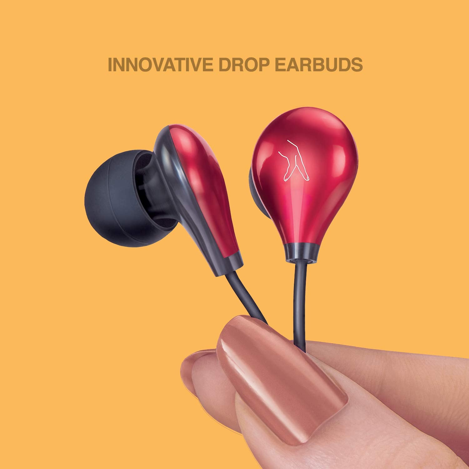 FINGERS Droplets Wired in Ear Earphone with Mic-Wired Earphone-dealsplant