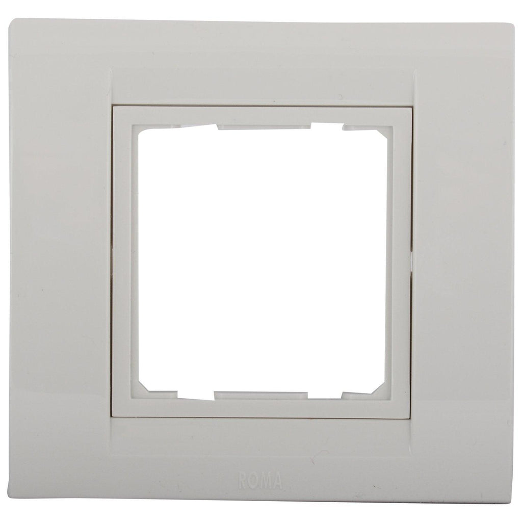 Anchor Roma 2 Module Plate ANCHOR Polycarbonate Roma 2 Module Tresa Plate (Standard Size, White)