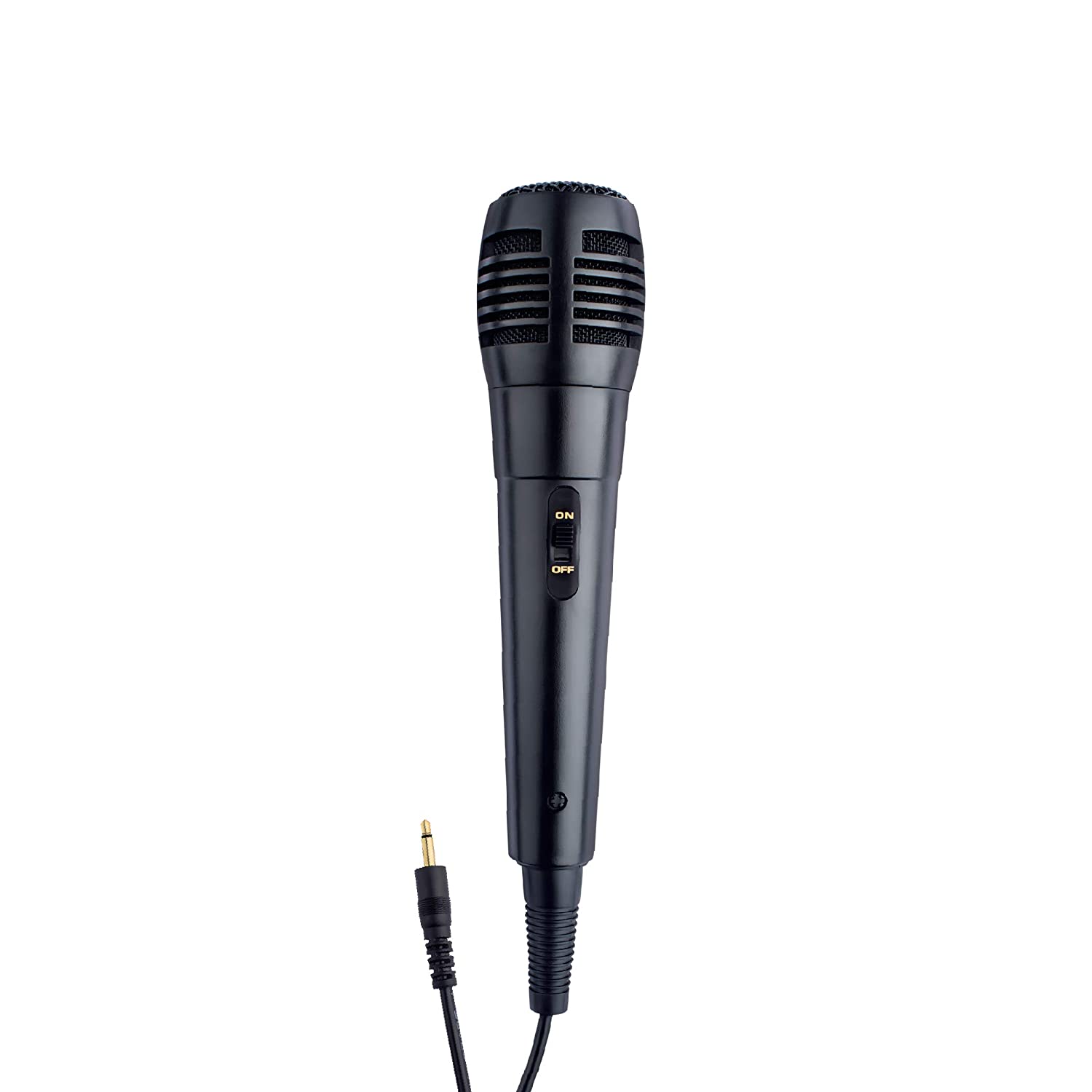 FINGERS Mic-10 Wired Mic with Golden Pin 3.5 mm Connector (3 m Cable length)-Microphones-dealsplant