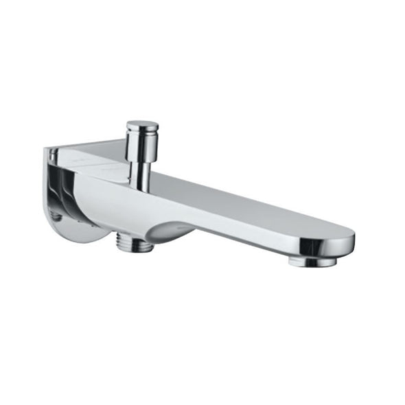 Jaquar Bathtub Spout SPJ Chrome-10463PM with Button Attachment For Hand Shower with Wall Flange-Bathtub Spout-dealsplant