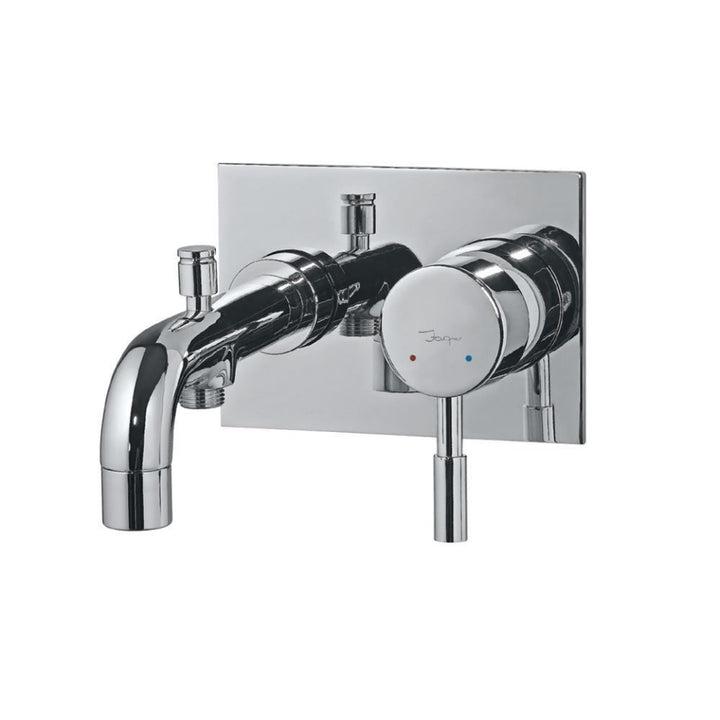 Jaquar Solo Single Lever High Flow Built In In Wall Manual SOL-6137 Valve with Diverter Bath Spout-Wall Manual Valve-dealsplant