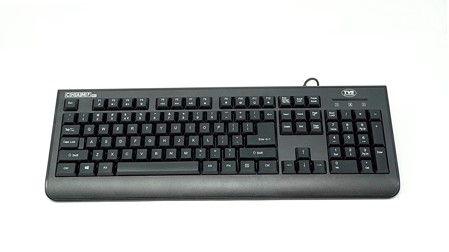 TVS Electronics Champ Heavy Duty Membrane Wired Keyboard, with Rugged Body,-Keyboards-dealsplant