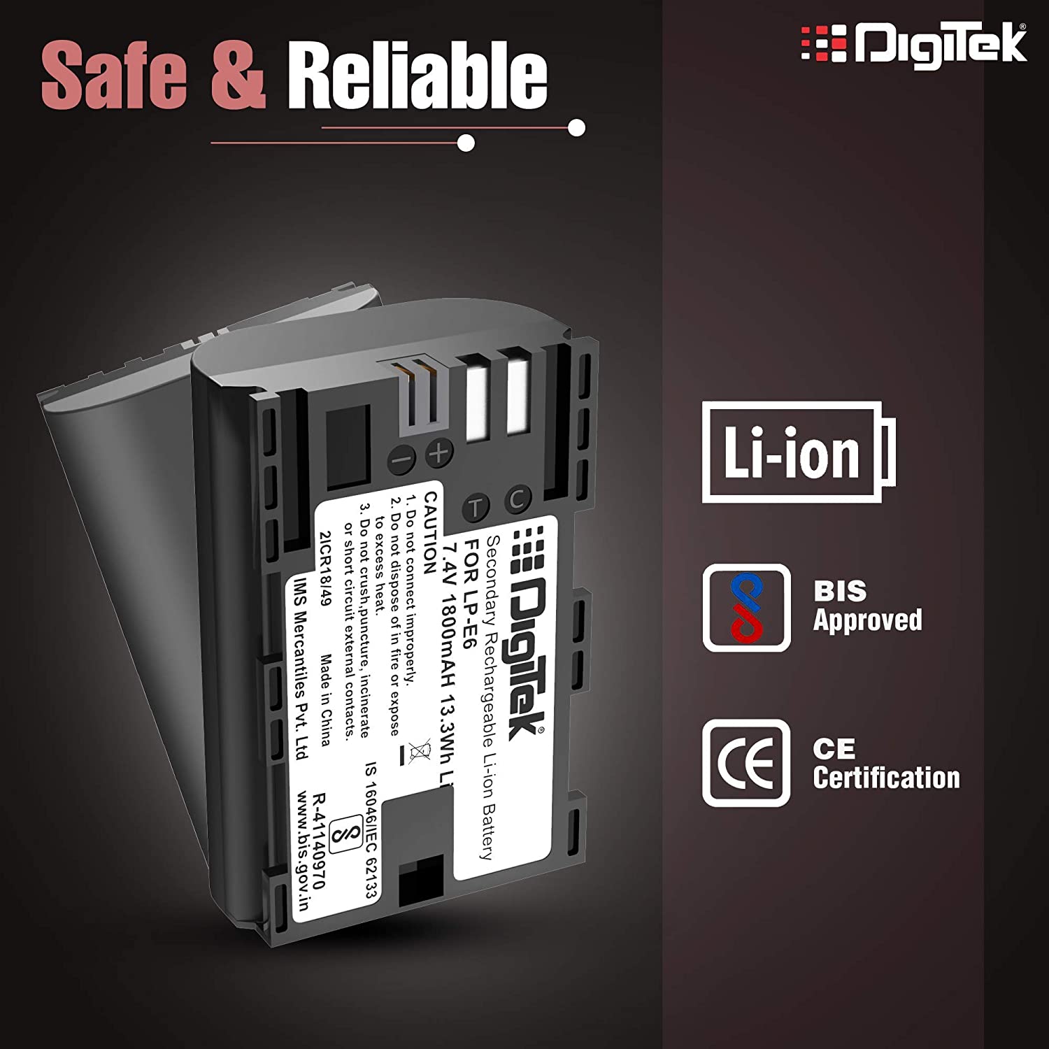Tyfy NB-11L Lithium-ion Rechargeable Battery for DSLR Camera, Compatibility - IXUS 125HS, 240HS, Powershot A1200, A2200, A2300, A2400, A3200, A3300 is, A3400 is (NB-11L) (6 month warranty)-Camera Battery Chargers-dealsplant