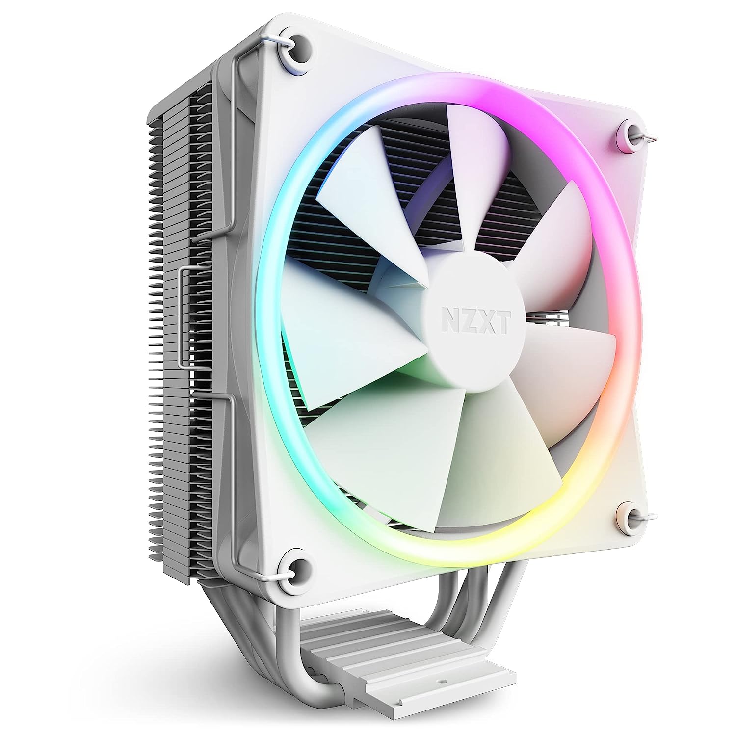 NZXT T120 RGB 120mm CPU Air Cooler (White)-CPU Air Cooler-dealsplant