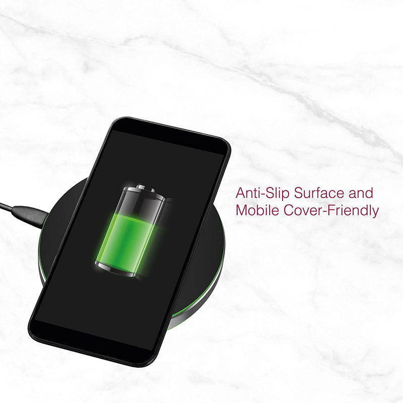 FINGERS Wireless Charging Plate (Wireless Charger) for Qi-Compatible Devices Fast Charging and 10 W-Headsets-dealsplant
