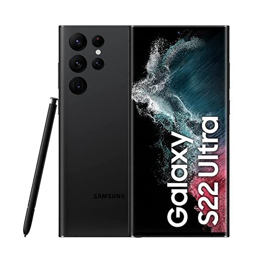 Samsung Galaxy S22 Ultra 5G (Phantom Black, 12GB, 256GB Storage)-Mobile Phones-dealsplant