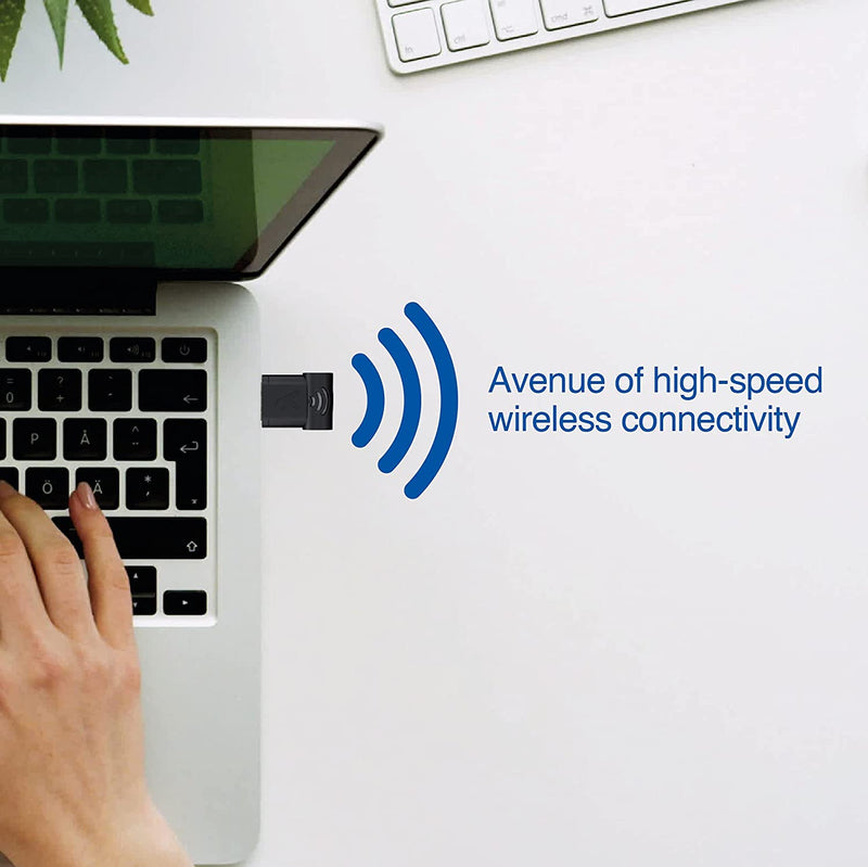 FINGERS FWF150 Wi-Fi USB Adapter (Nano-Sized High Speed and Wi-Fi Compatible with Windows, Linux, and Mac Speed up to 150 Mbps)-wifi Adapter-dealsplant