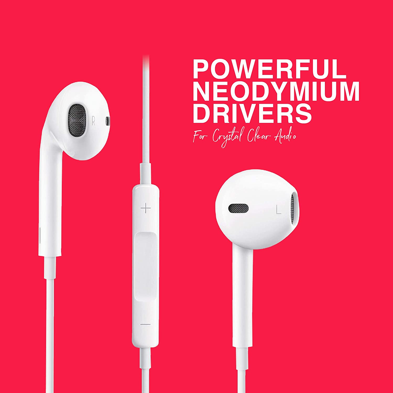 FINGERS SoundReflex W5 Wired Earphones (Powerful Bass, Sturdy Cable and in-Built Mic)- White-Wired Earphone-dealsplant