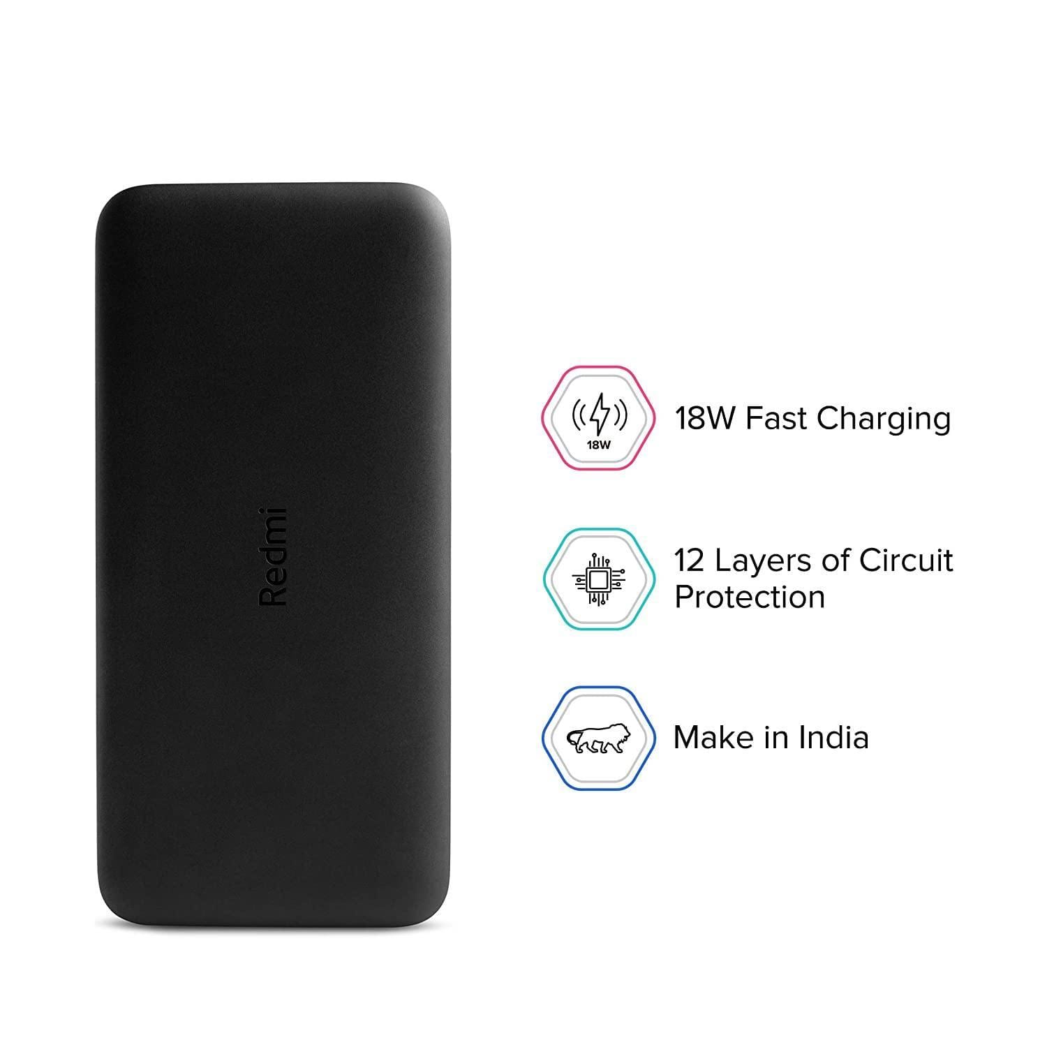 Redmi 20000mAh Li-Polymer Power Bank-Mobile Accessories-dealsplant