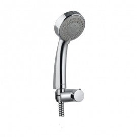 Essco Hand Shower Pack SAE-CHR-1931SH555 Multi flow 80mm round shape hand shower with 1.5M long spirochrome flex hose & wall bracket-hand shower-dealsplant