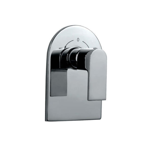 Jaquar Lyric 2 Way In Wall Diverter Chrome LYR-38421 with built in non return valve-2 Way In Wall Diverter-dealsplant